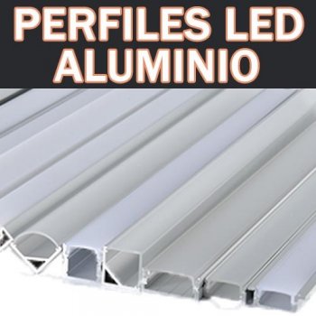 Perfil de Superficie de aluminio para Leds 1 metro