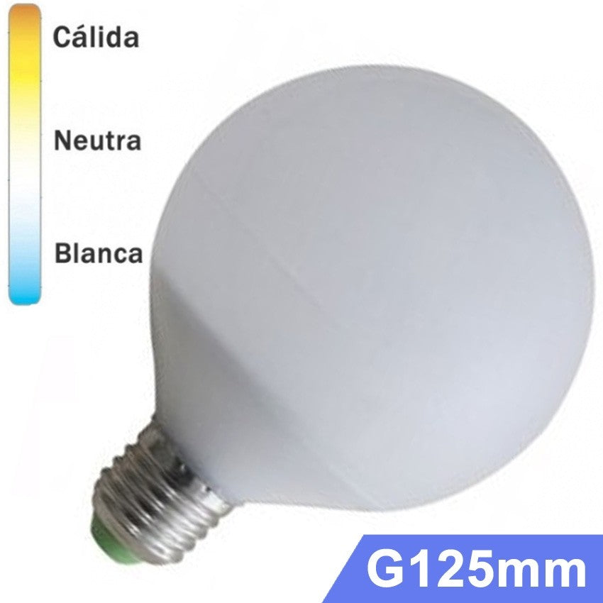 Lámpara de filamento de bombilla grande E27 Smart Wifi LED de 125 mm, 5w,  blanco cálido