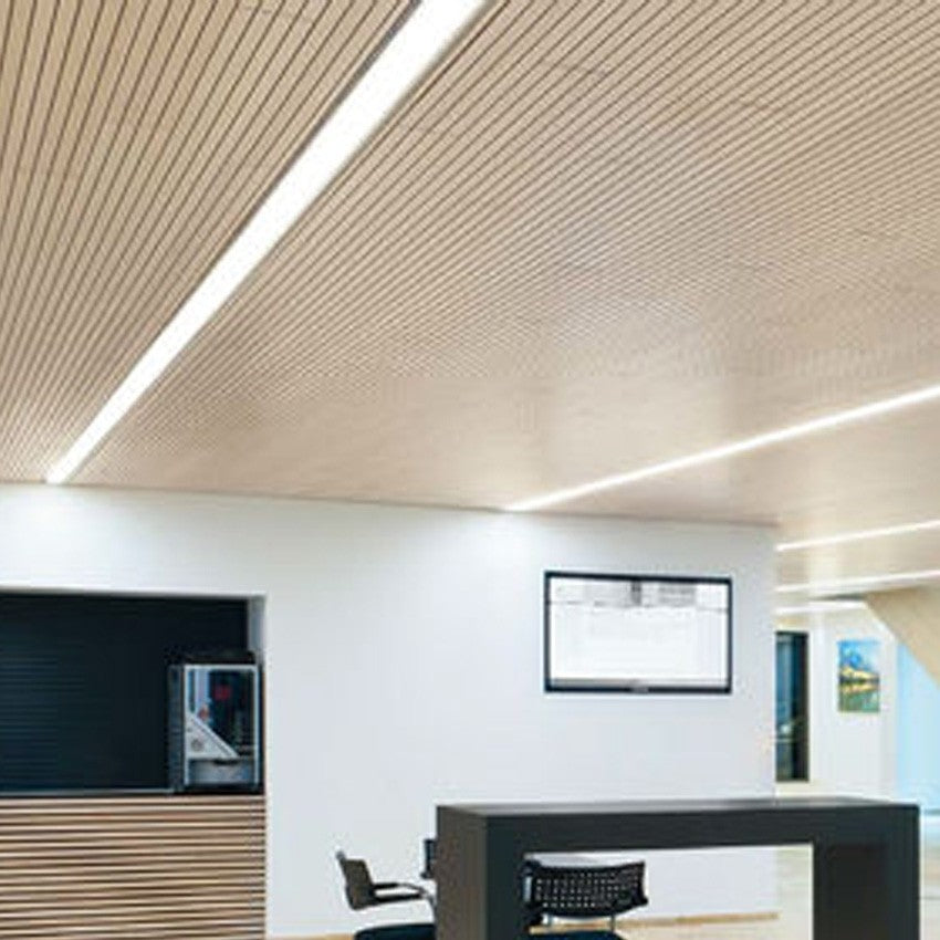 Perfil Aluminio para Empotrar en techos y paredes de 2 metros Tira LED