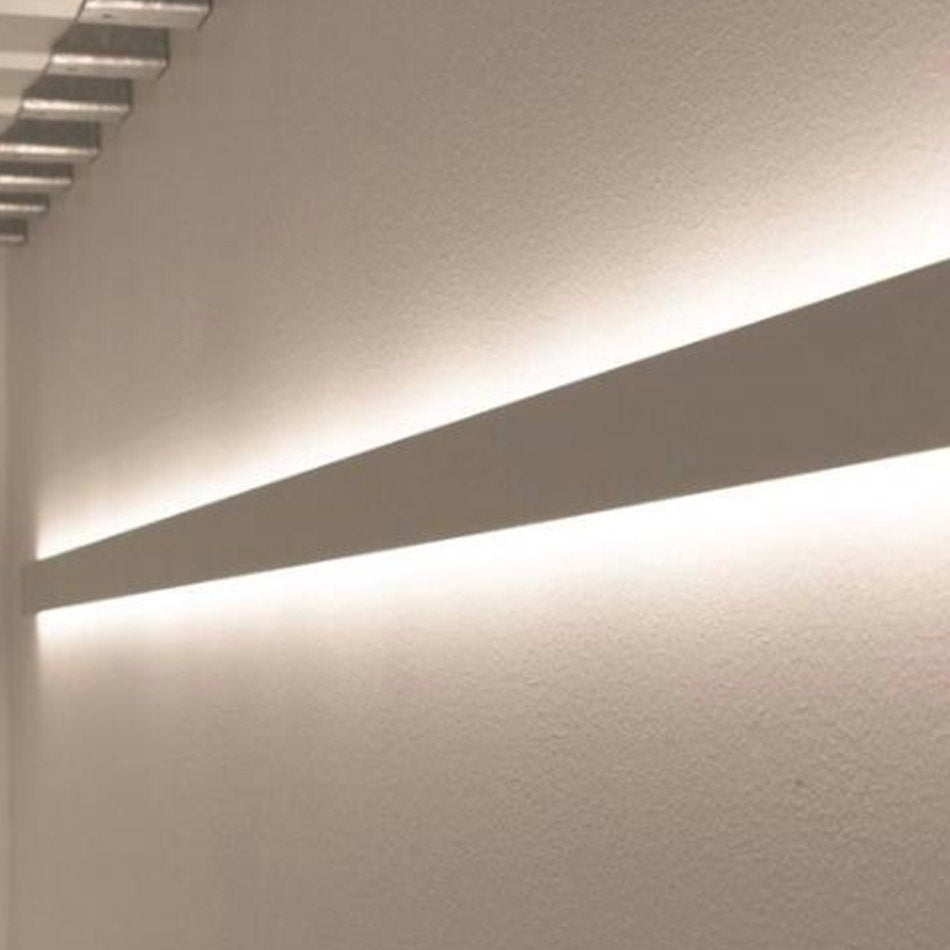 Molduras decorativas de techo y pared (4 metros lineales) para iluminación  indirecta con tiras LED