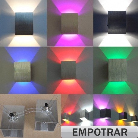 Aplique de pared led lineal Fino de iluminación indirecta (varios tamaños y  colores) - Boutique de Luz