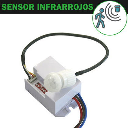 Sensor de movimiento blanco IP20 para empotrar en techo 6608 VTAC