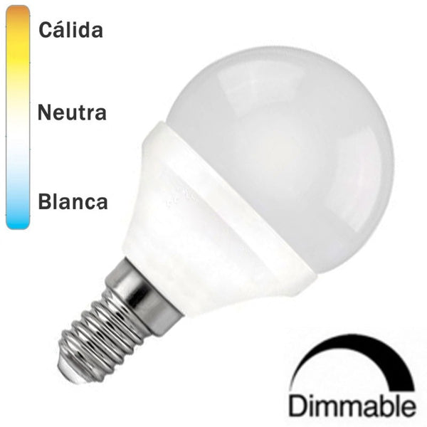 BOMBILLA LED E14 OPAL 2W LUZ CÁLIDA – LedyLuz