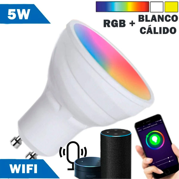 Bombilla Inteligente Wi-fi E14 Led Rgb 5w (pack De 2) 495740