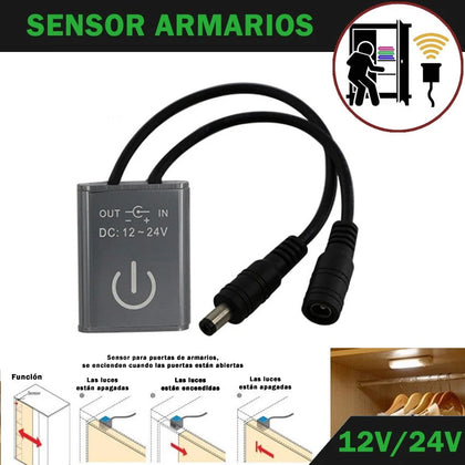 Interruptor de Sensor de movimiento PIR , 2A, DC12V y 24V - Weiled  Iluminación