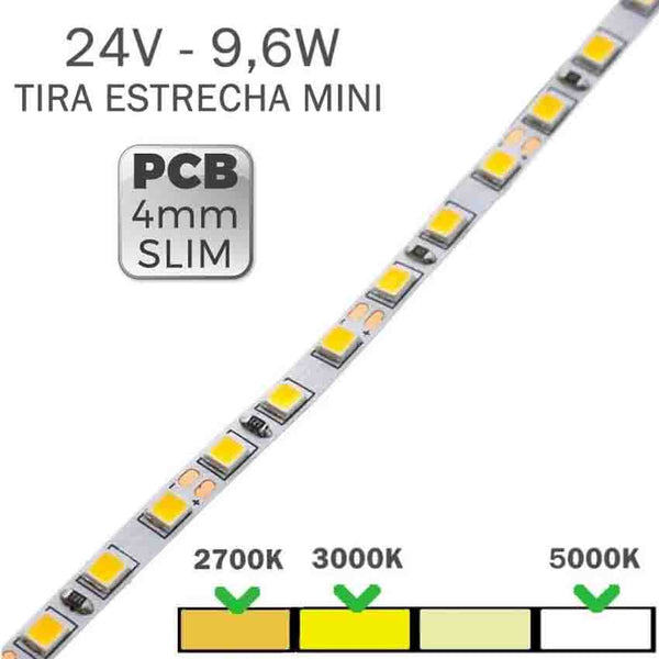 TIRA LED 12V 9,6W 120 LEDs POR METRO IP20 – LedyLuz
